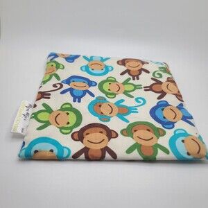 Monkey Itzy Ritzy Snack Happens Reusable Snack & Everything Bag 7x7